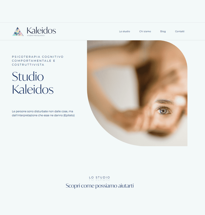 Anteprima del progetto Studio Psicologico Kaleidos