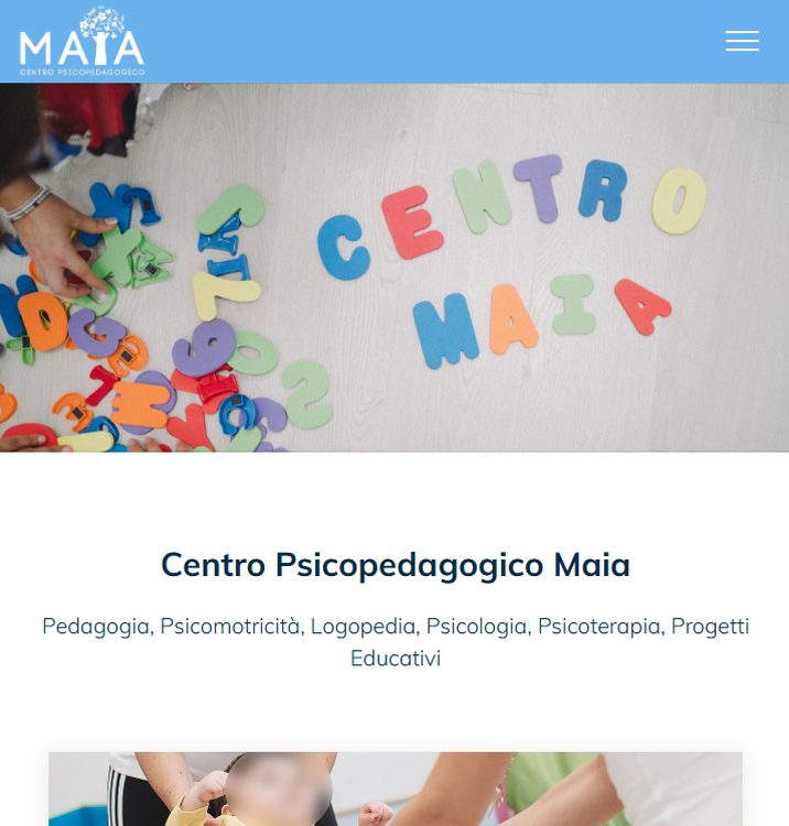 Anteprima del progetto Centro Psicopedagogico Maia