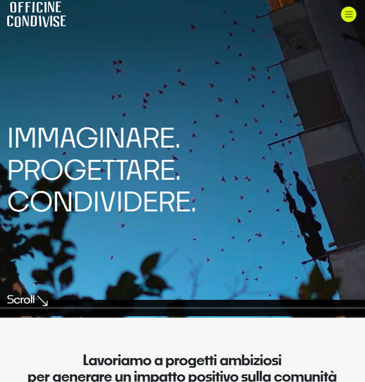 Anteprima del progetto Officine Condivise